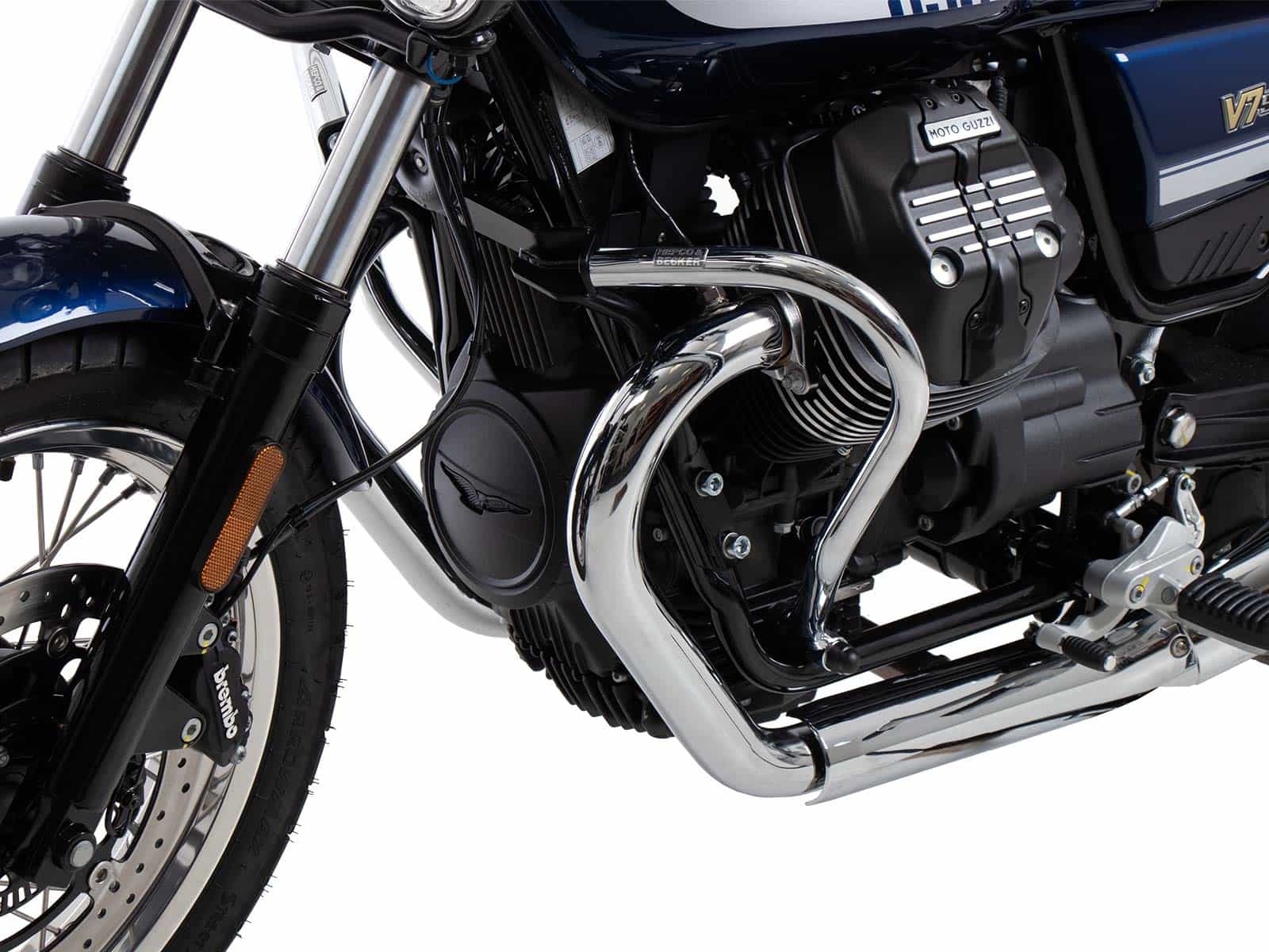 Motorschutzbügel chrom für Moto Guzzi V7 Stone Special Edition (22-) Hepco & Becker