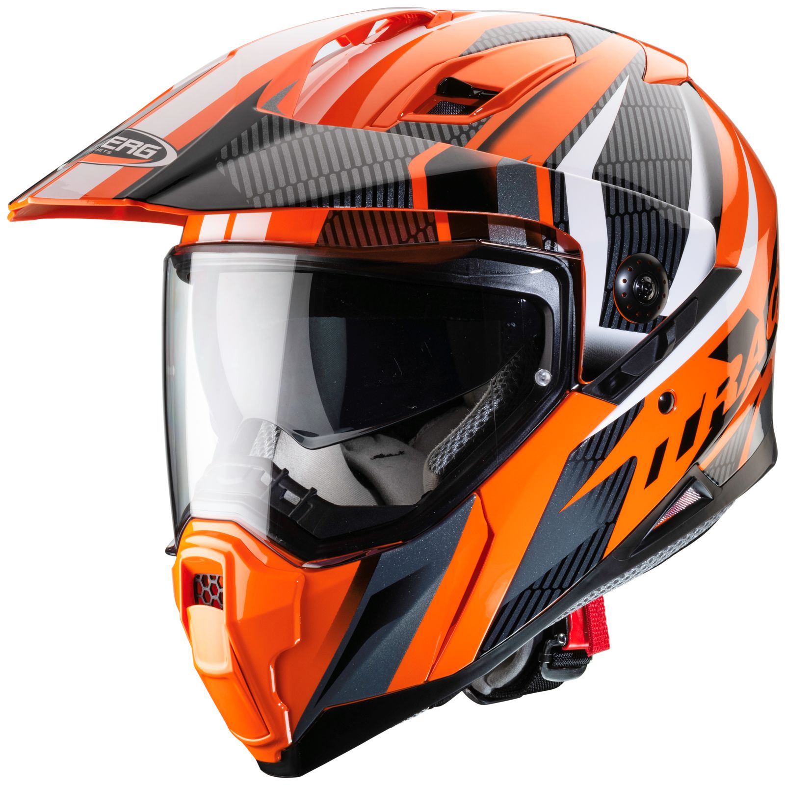 Caberg Helm Xtrace Savana, orange/schwarz