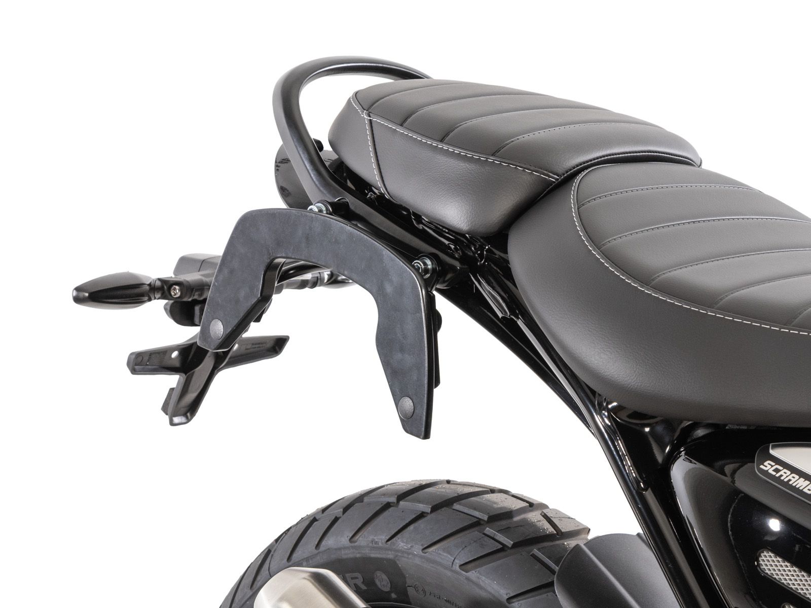 C-Bow Seitenträger schwarz für Triumph Scrambler 400 XC (25-) Hepco & Becker