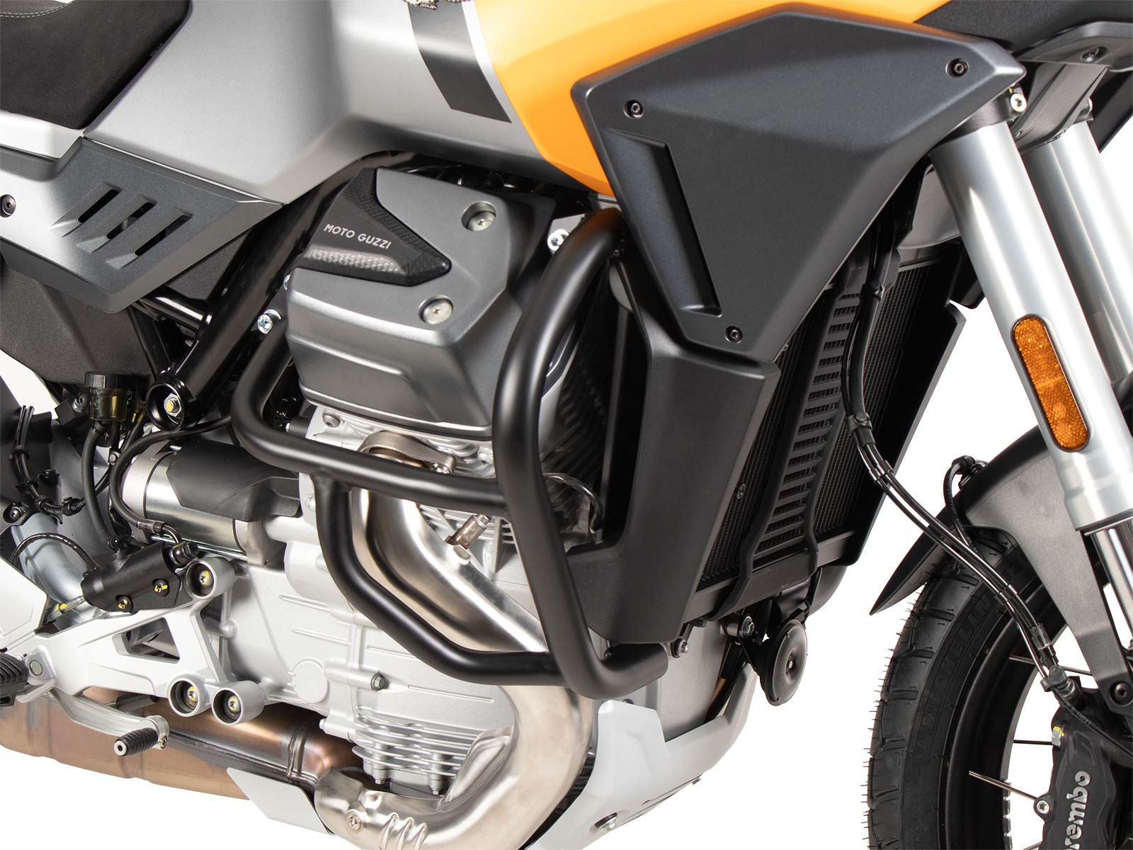Motorschutzbügel schwarz für Moto Guzzi Stelvio (24-) Hepco & Becker