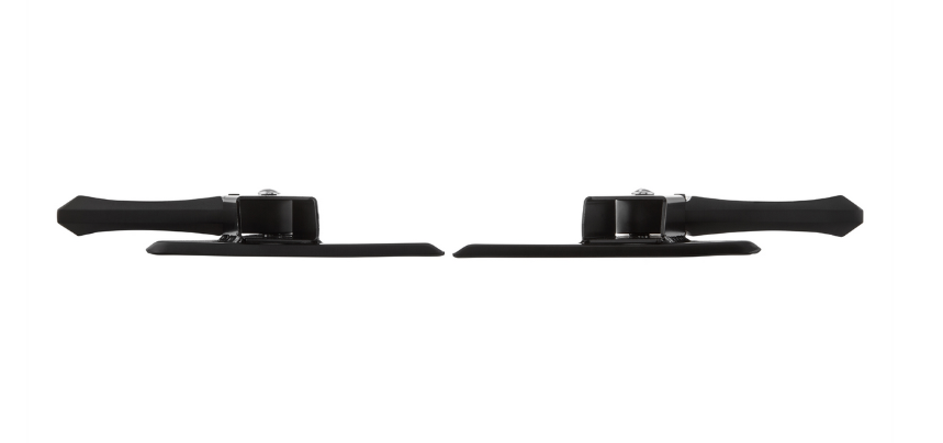 Fußrasten rechts und links für Vespa LX /​LXV /​S 50-150ccm, schwarz/schwarz