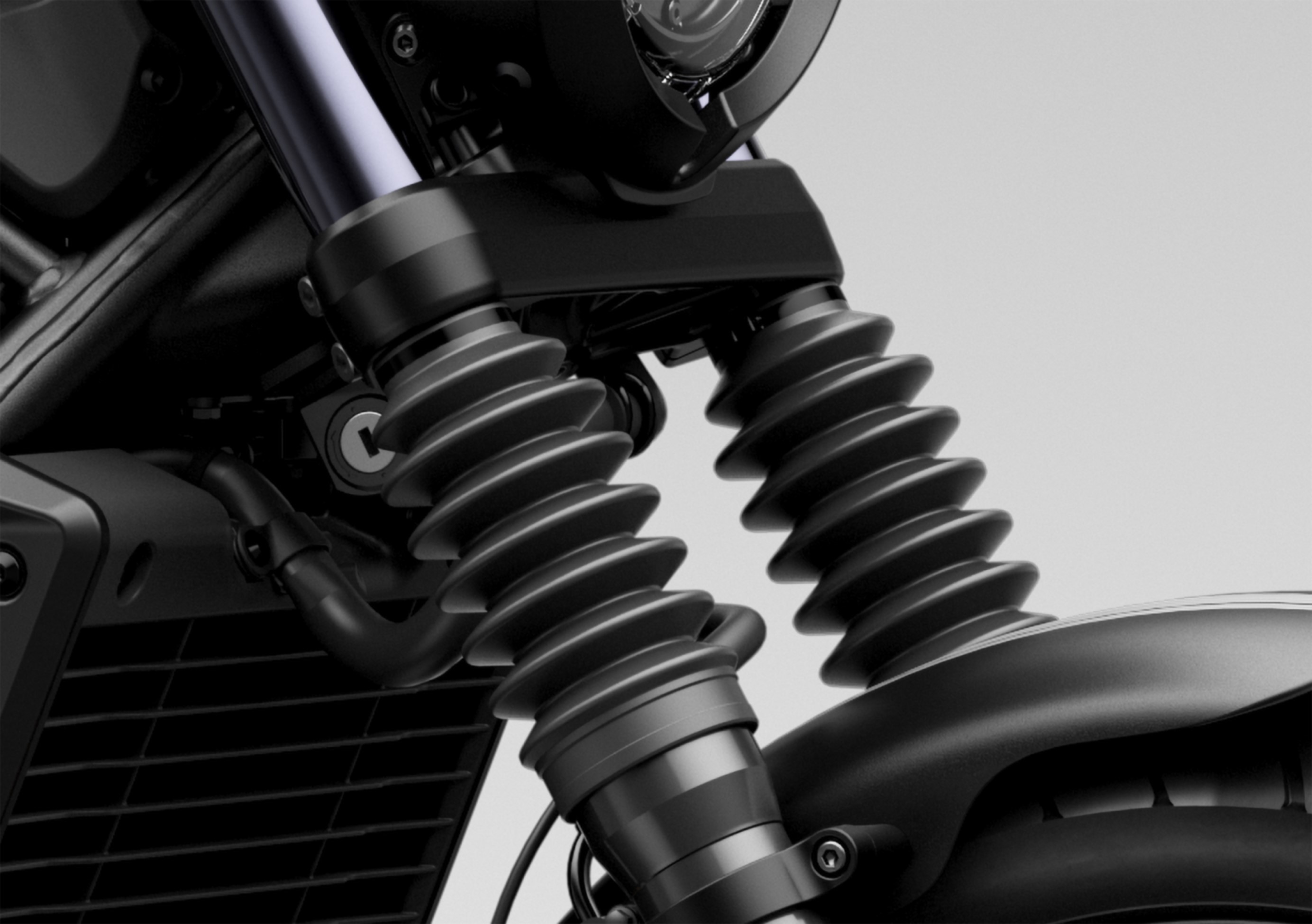 Faltenbälge schwarz für Honda CMX 1100 Rebel (21-) Original