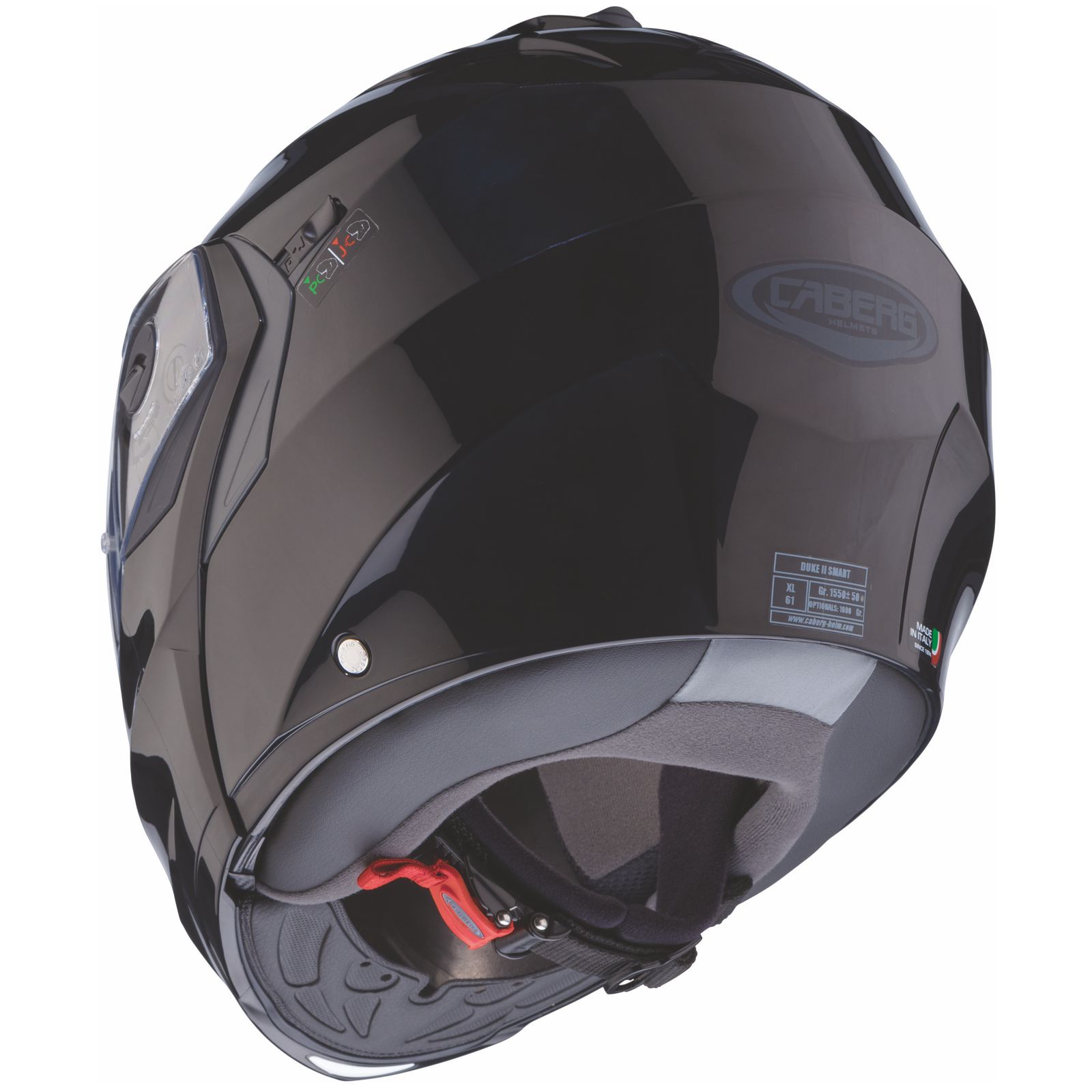 Caberg Helm Duke II Smart, schwarz (unlackiert)