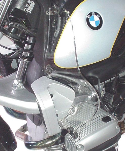 Beinschützer für BMW R 850 R /R 1100 R (94-02), Paar, rauchgrau