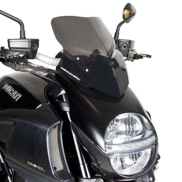 Barracuda Windschild Aerosport Plexiglas für Ducati Diavel 2010-2013