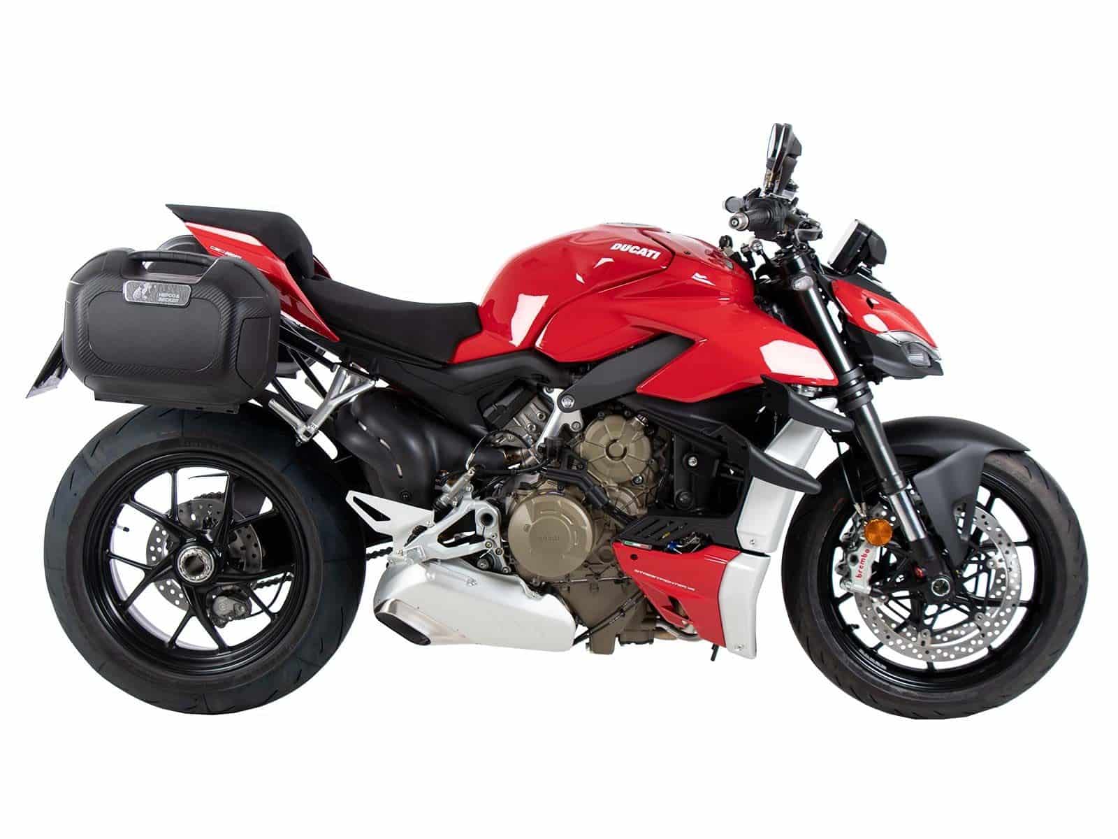 C-Bow Seitenträger schwarz für Ducati Panigale V4 /S /R (18-24) Hepco & Becker