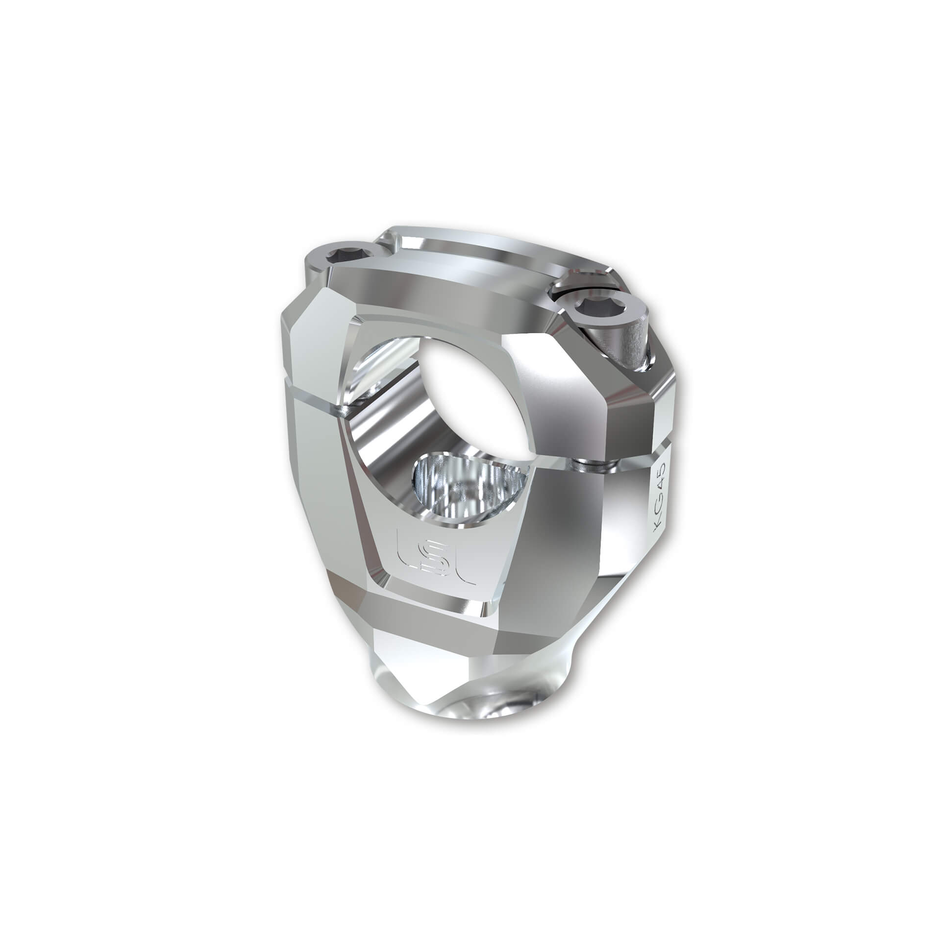 LSL GONIA Klemmbock-Kit 28,6 mm, für Moto Guzzi Griso, silber
