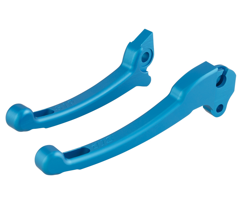 Sporthebel Set Kupplung/Bremse für Vespa PX 125-200ccm, HBZ Grimeca, rechts/links, blau matt