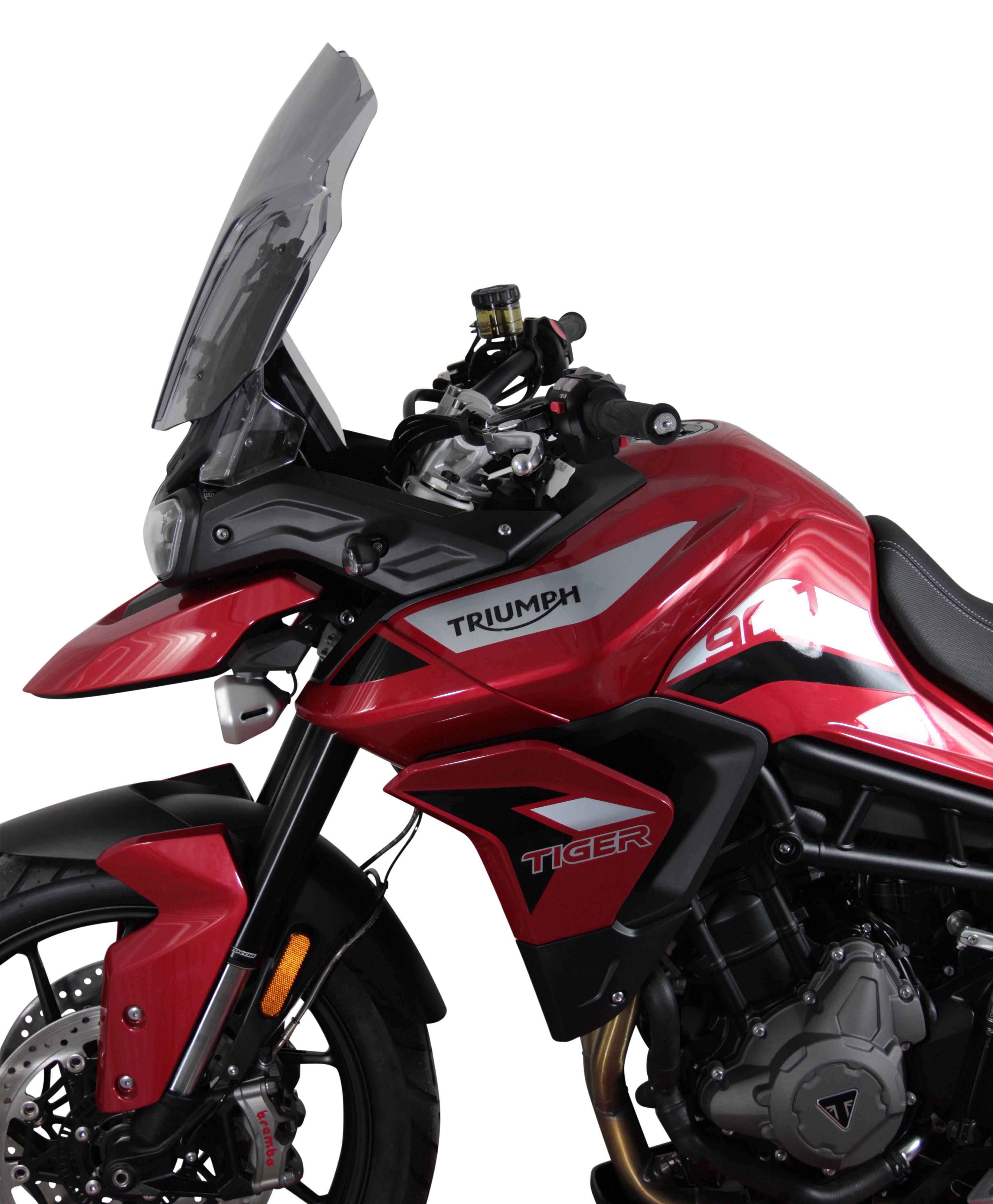 Tourenscheibe MRA "TM" für TRIUMPH TIGER 900 /GT PRO (Bj.19-) - Rauchgrau