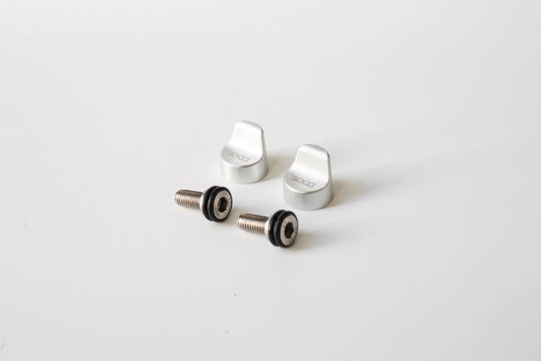 Abdeckung Spiegelloch links & rechts SOCA für Vespa Primavera/​Sprint/​Elettrica 50-150ccm, silber