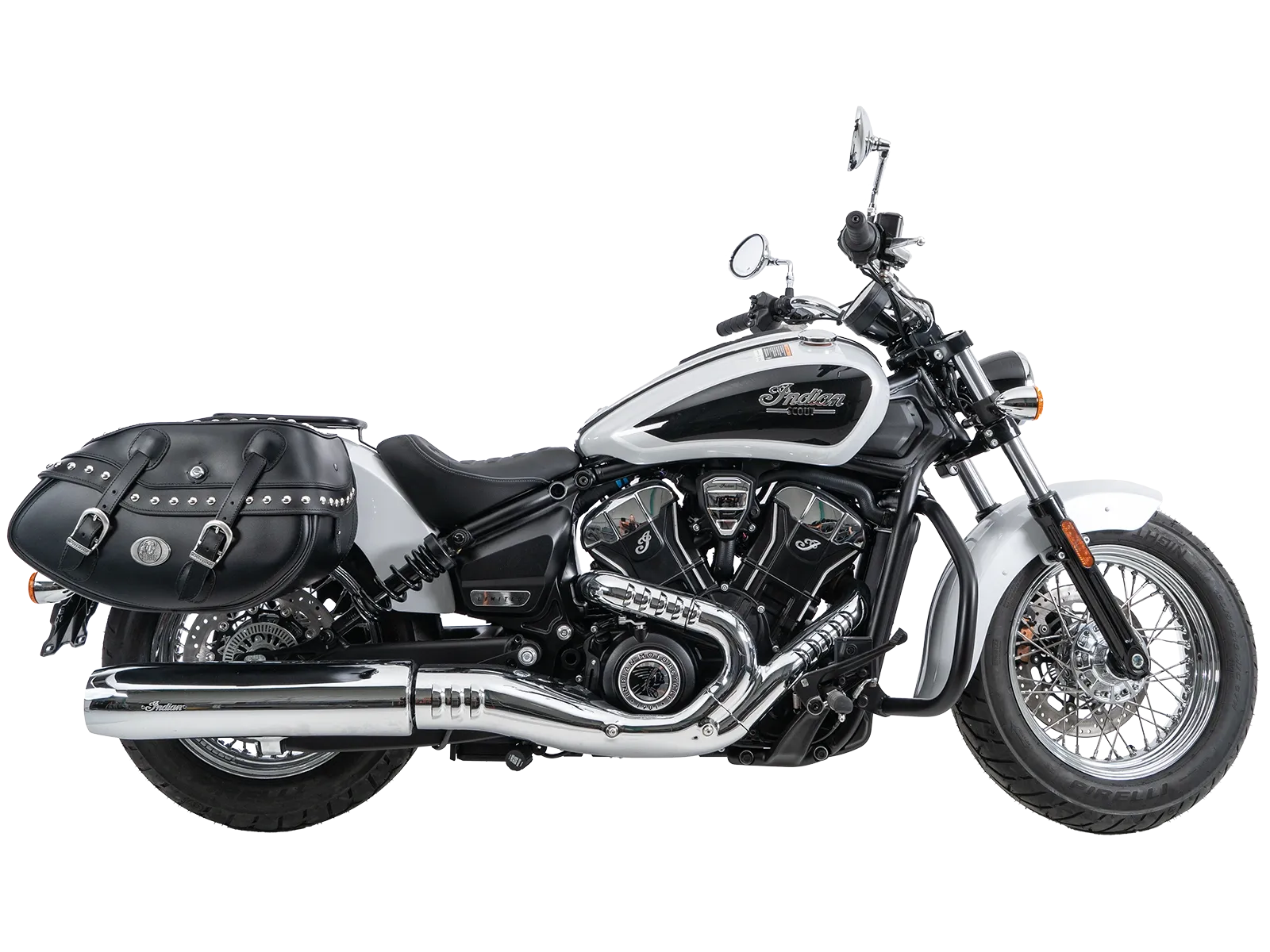 C-Bow Seitenträger chrom für Indian Scout Classic 1250  (25-) Hepco & Becker