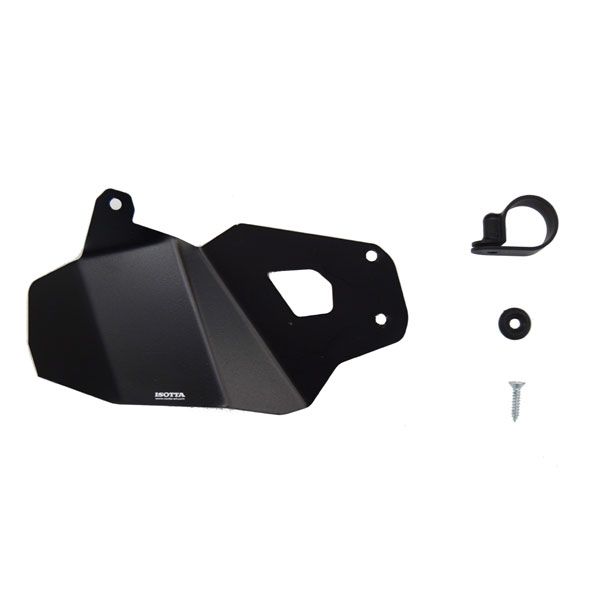 Hitzeschutz für BMW R 1200 GS LC /Rallye (17-18), R 1250 GS, Alu, schwarz