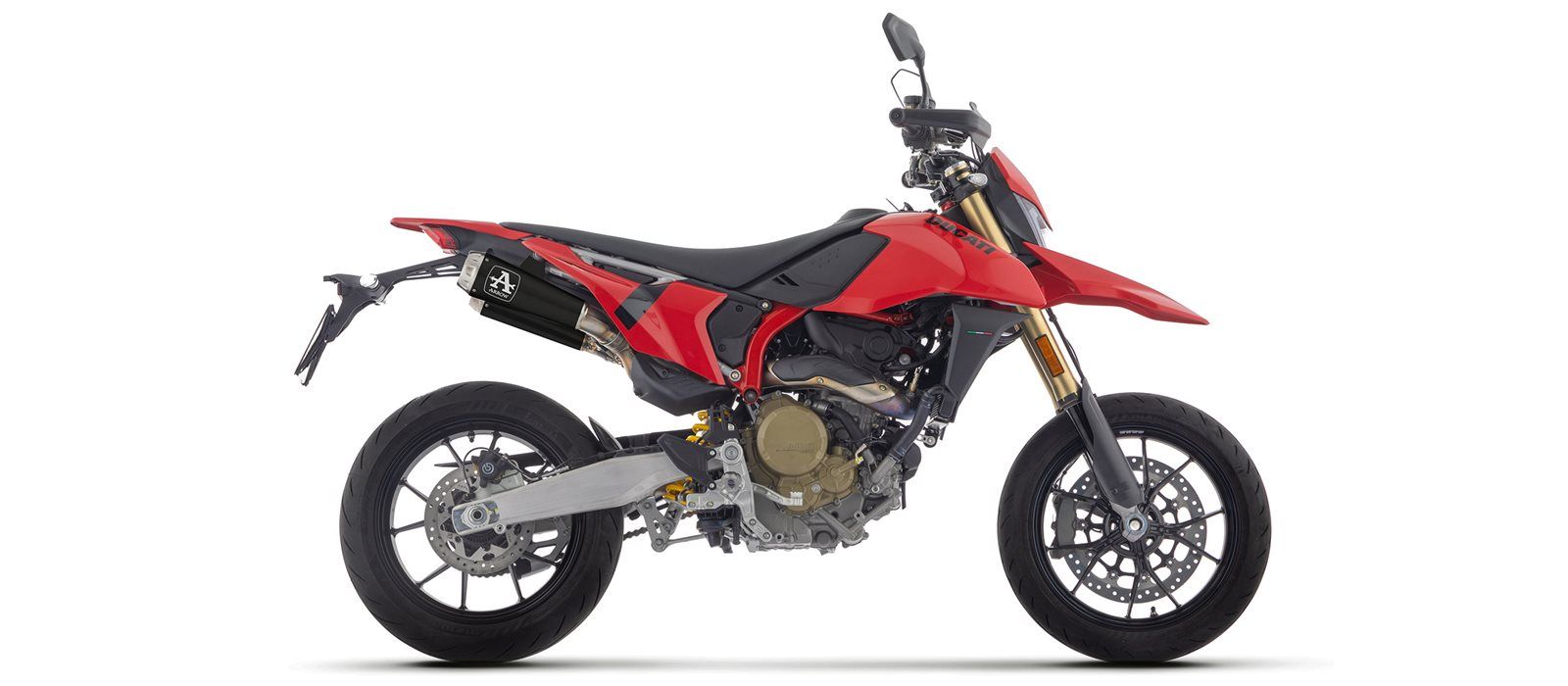 ARROW Auspuff PRO-RACE DARK Edelstahl für Ducati Hypermotard 698 Mono /RVE (24-)