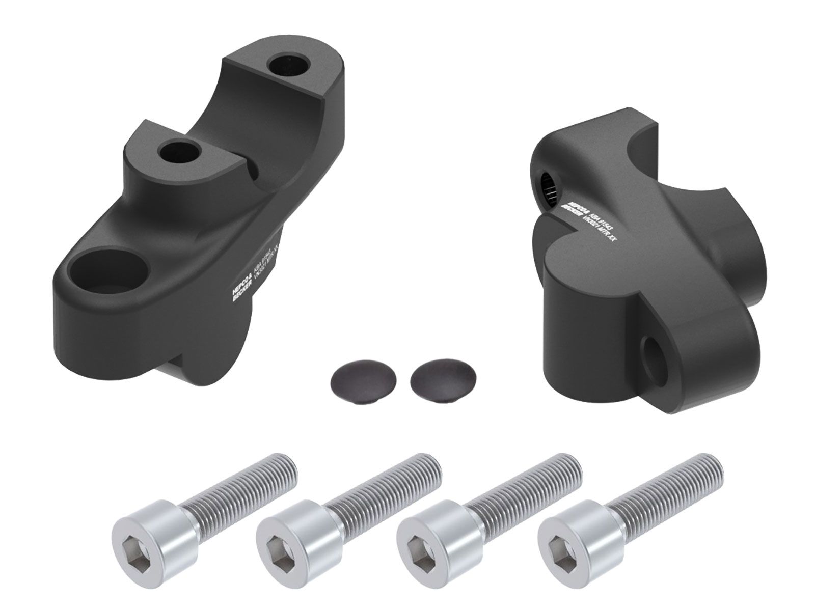 Lenkererhöhung H=30 mm mit Versatz 21 mm zurück für Honda NC 750 X /DCT (21-) Hepco & Becker