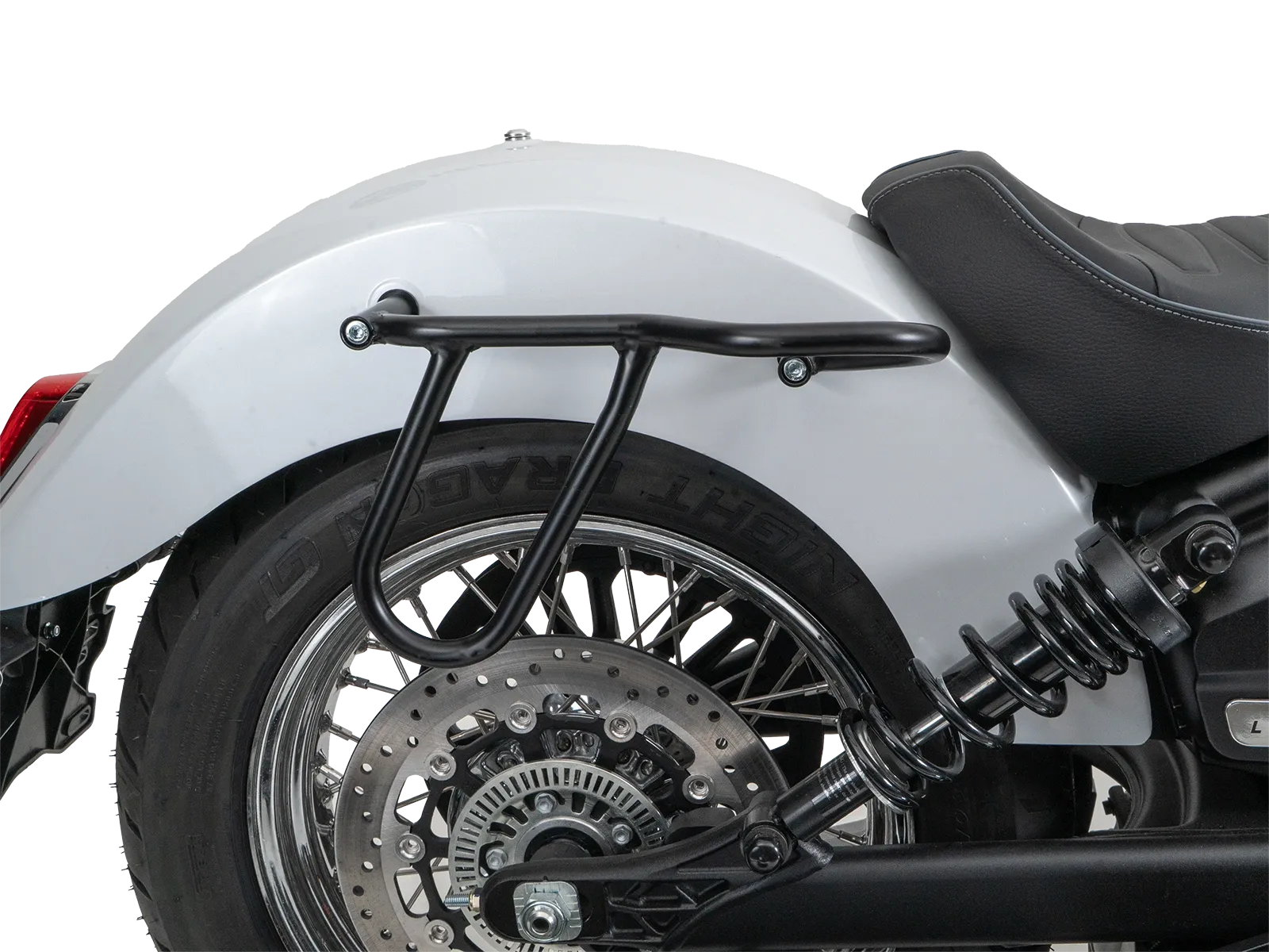 Cutout Taschen Set braun inkl. Halter für Indian Scout Classic 1250 (25-) Hepco & Becker