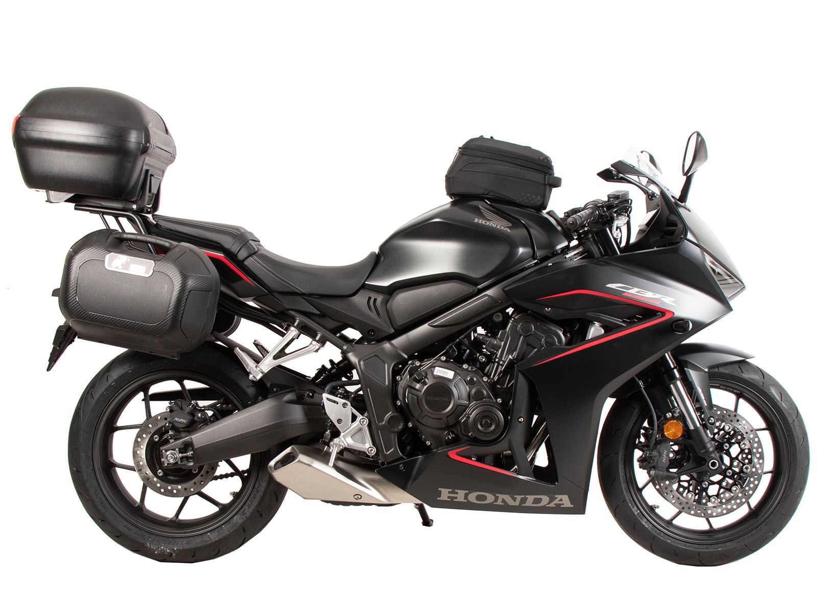 Alurack Topcaseträger schwarz für Honda CBR 650 R / E-Clutch (24-) Hepco & Becker