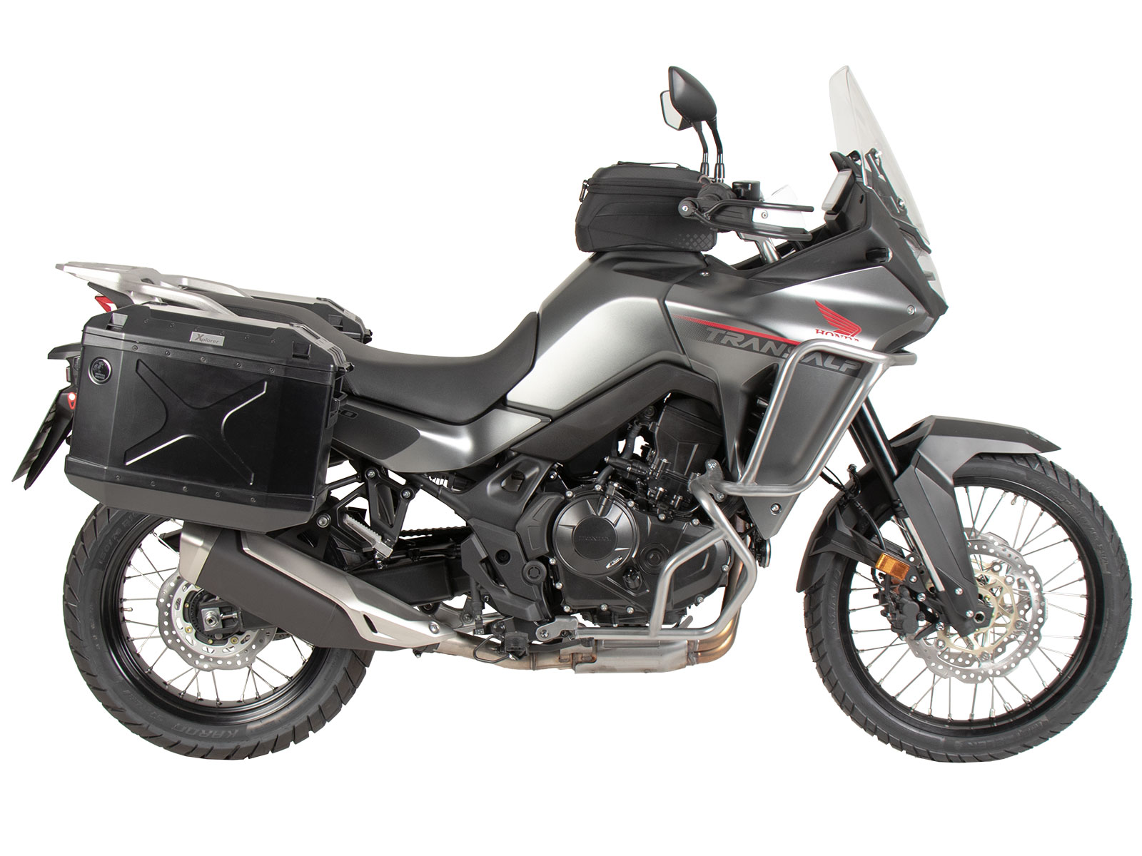 Seitenkofferträger festverschraubt schwarz für Honda XL 750 Transalp (25- ) Hepco & Becker