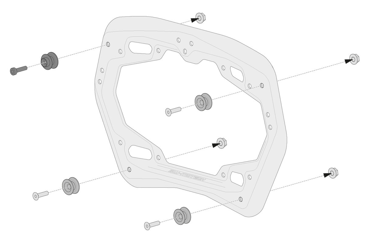 SW-Motech AERO ABS Seitenkoffer-System für Honda XL 750 Transalp