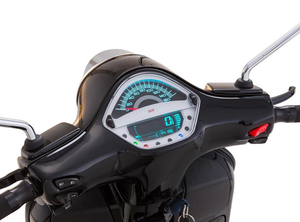 Drehzahlmesser/Tacho für Vespa GTS/​GTS Super/​GTS SuperSport, i.e., 125-300ccm (-'14), silber