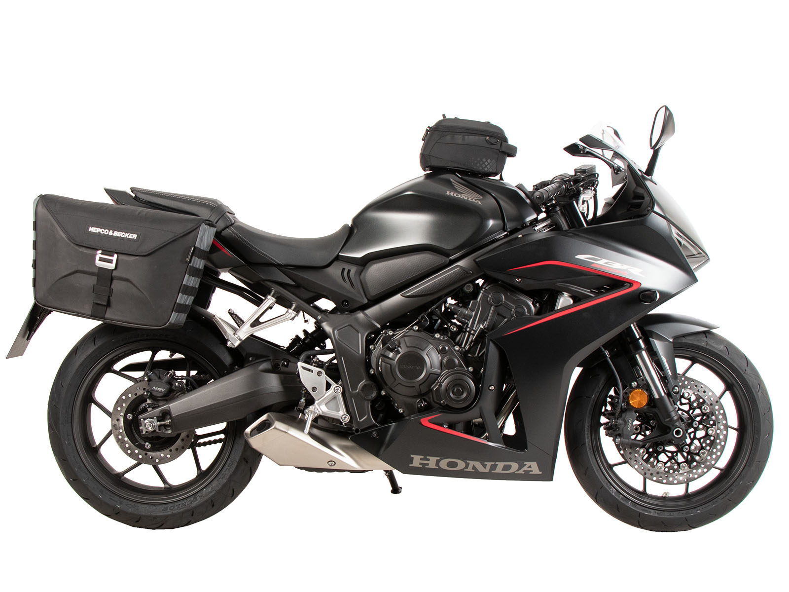 C-Bow Seitenträger schwarz für Honda CBR 650 R / E-Clutch (24-) Hepco & Becker