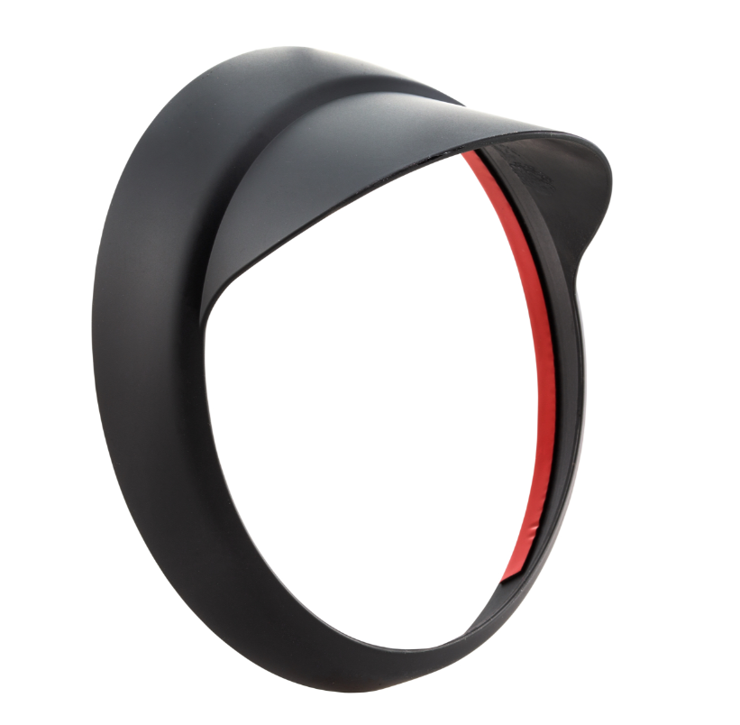 Lampenring mit Lampenschirm für Vespa LX 50-150ccm, schwarz matt