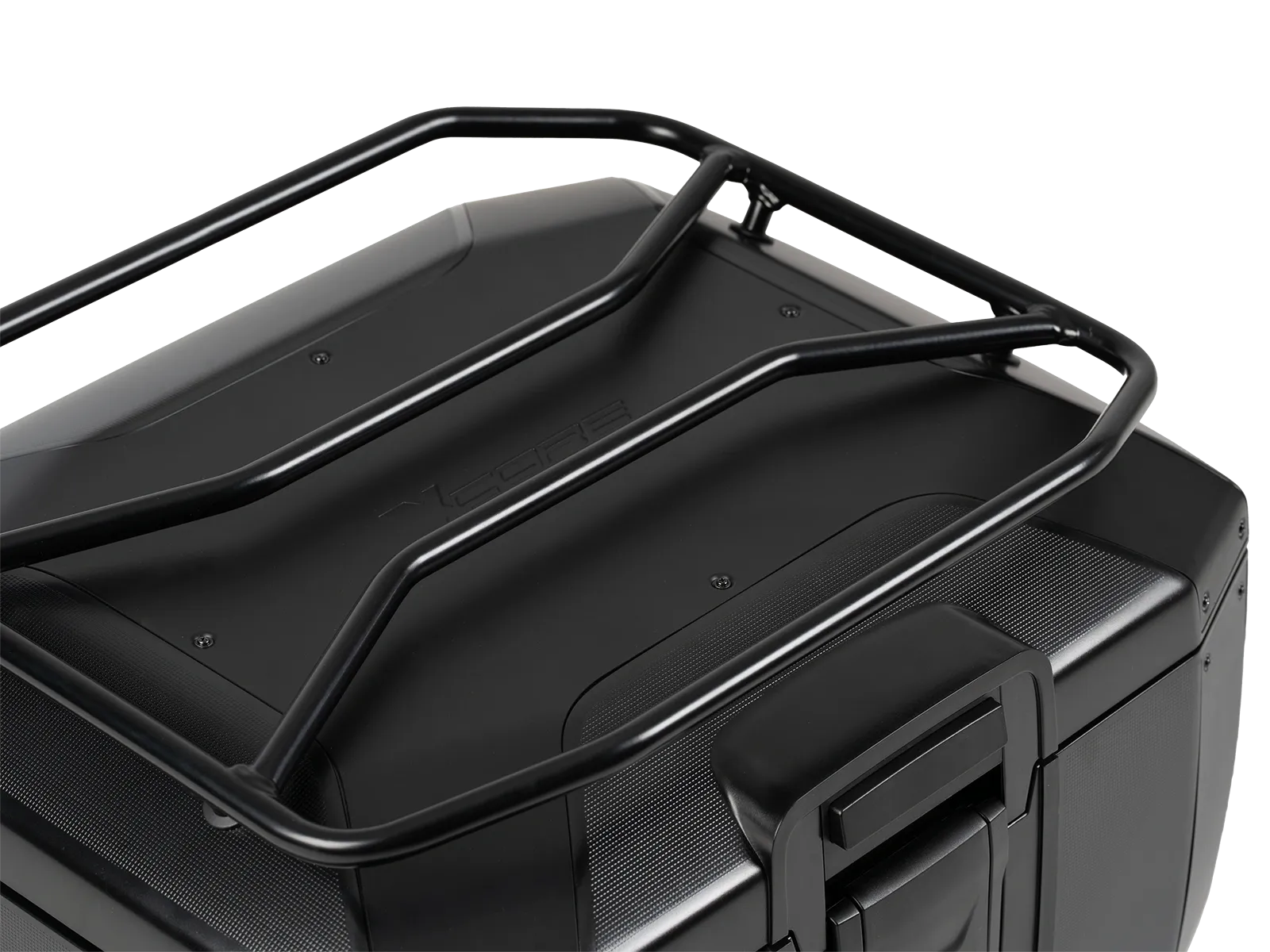 Xcore Topcase 40 schwarz mit schwarzer Blende für Smartrack Hepco & Becker