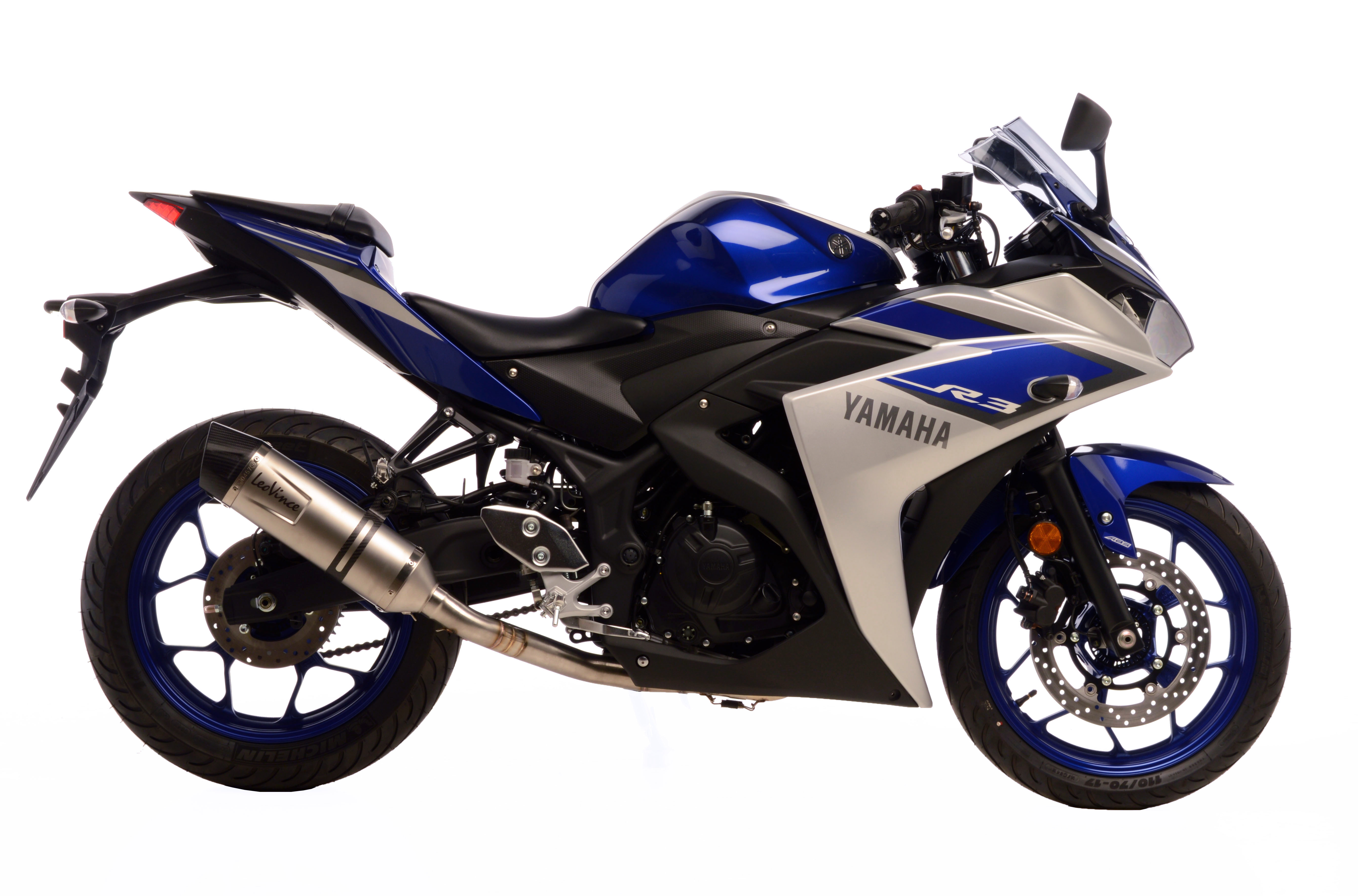 LeoVince Auspuffanlage SBK LV One Evo 2, Edelstahl, Komplettanlage für Yamaha MT-03 / YZF-R3