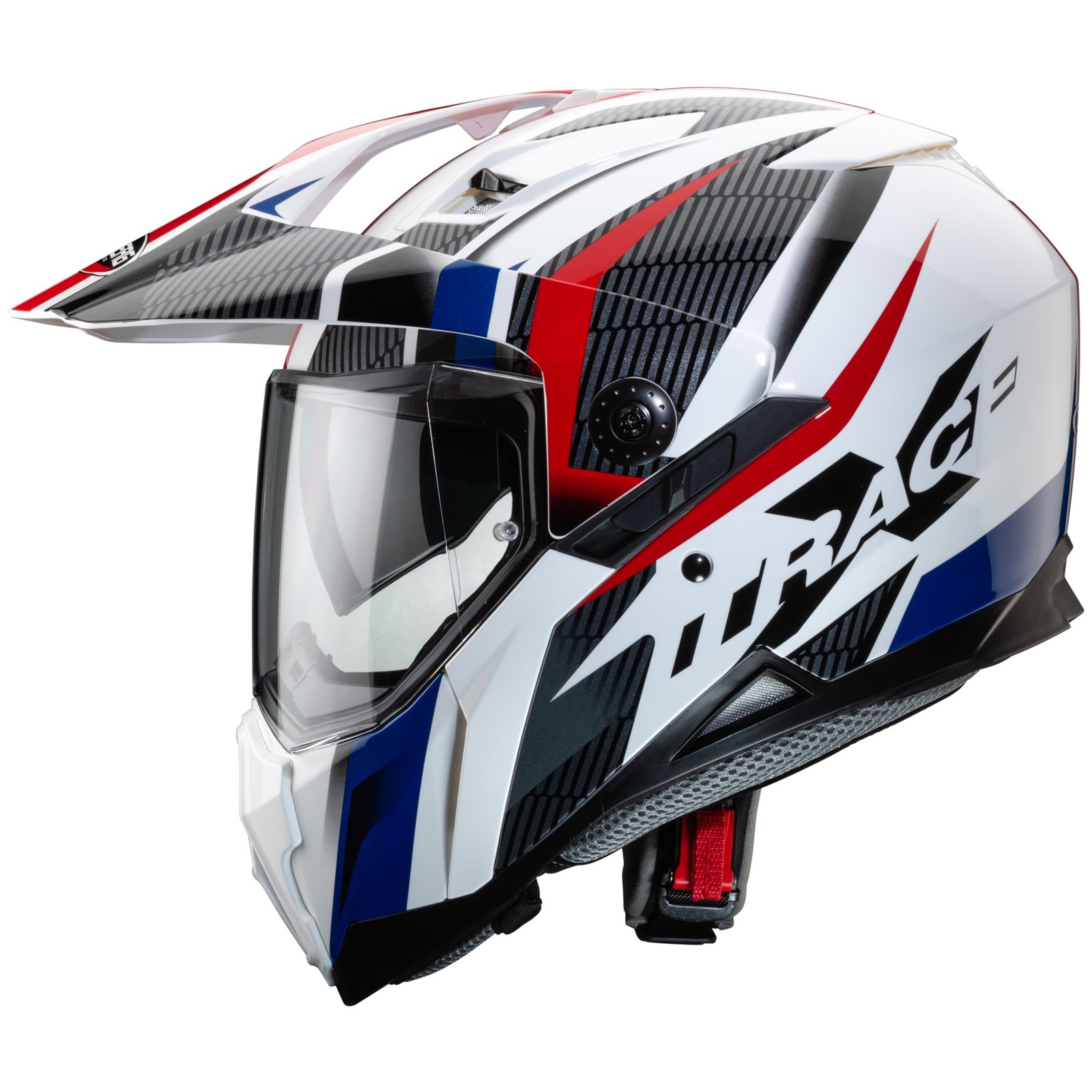 Caberg Helm Xtrace Savana, weiß/rot-blau