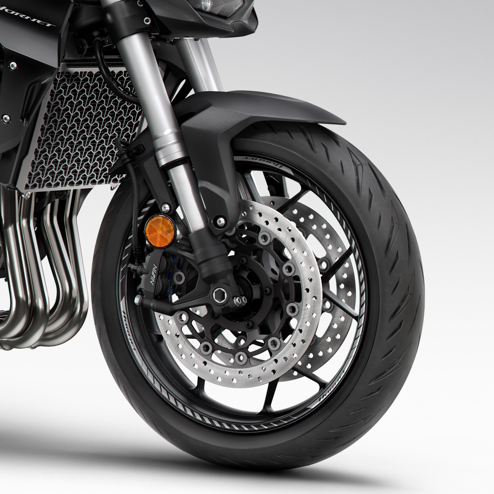 Felgendekor schwarz / grau für Honda CB 1000 Hornet (25-) Original