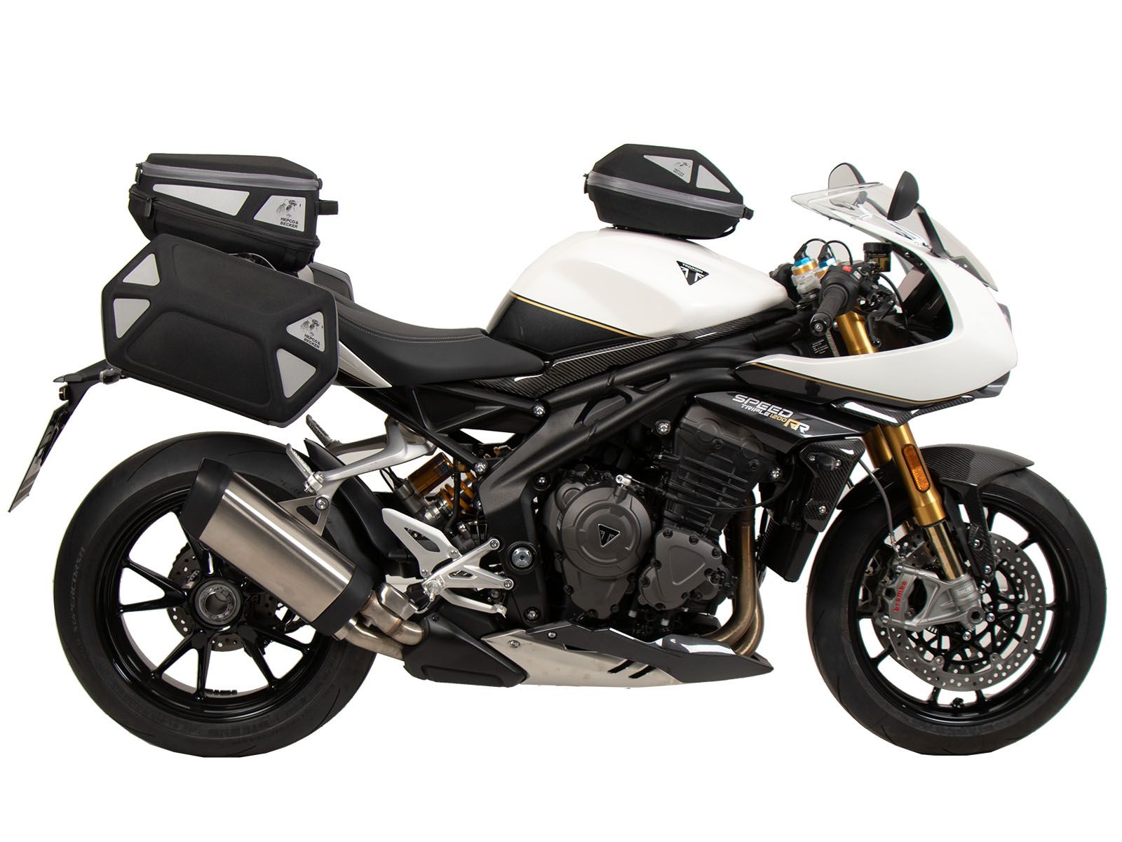 C-Bow Seitenträger schwarz für Triumph Speed Triple 1200 RS /RR (21-)  Hepco & Becker
