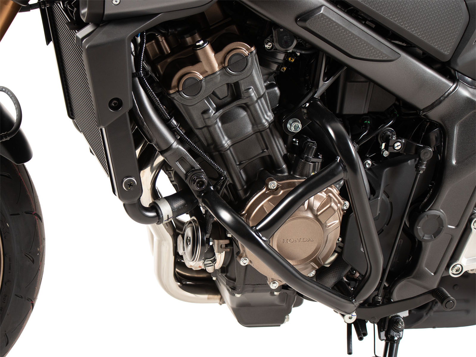Motorschutzbügel "Solid" schwarz für Honda CB 650 R (24-) Hepco & Becker