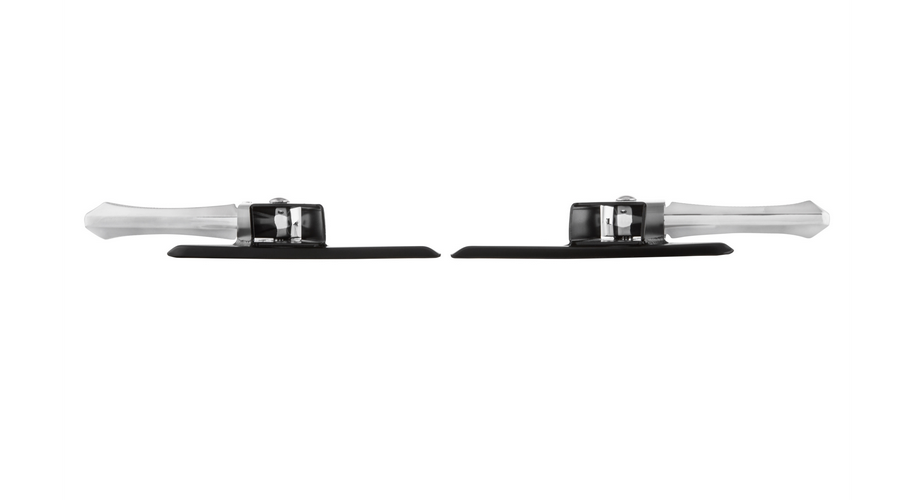 Fußrasten rechts und links für Vespa LX /​LXV /​S 50-150ccm, schwarz/chrom