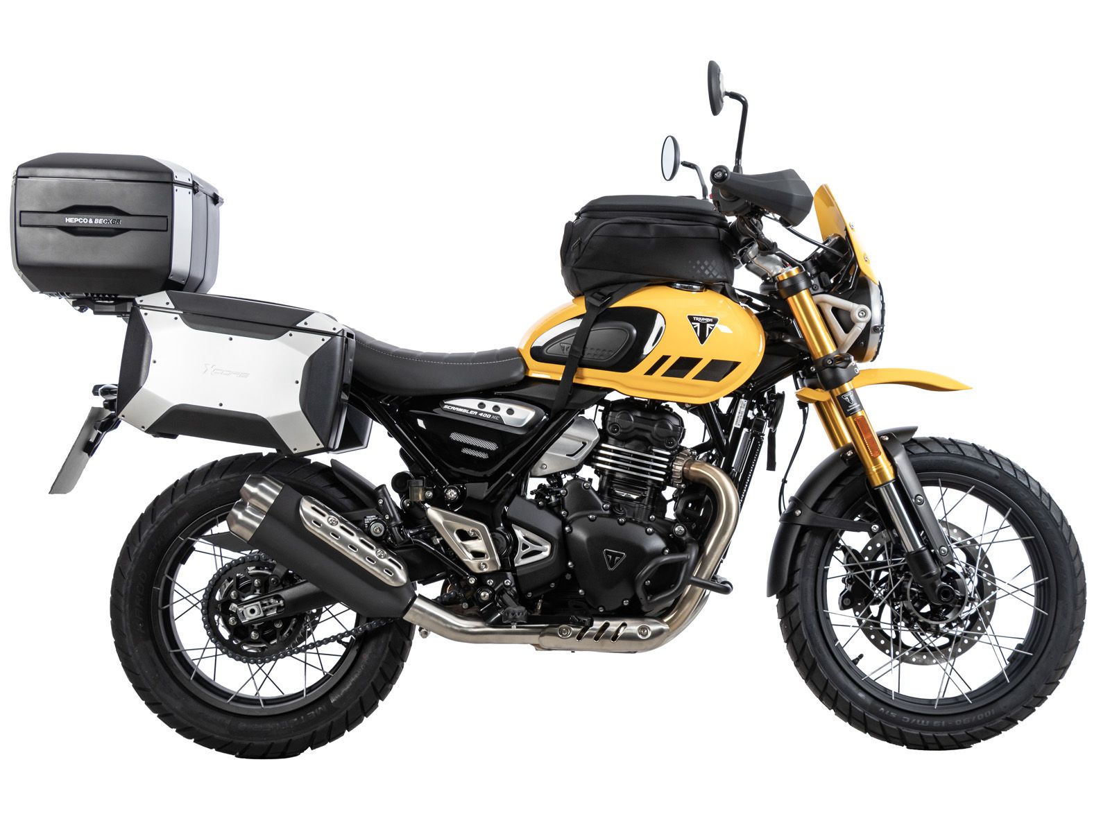 Smartrack Heckträger schwarz für Triumph Scrambler 400 XC (25-) Hepco & Becker