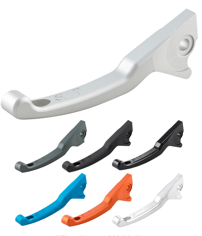 Sporthebel Set Bremse Shorty für Vespa LX /​LXV /​S /​Primavera /​Sprint 50-150ccm, orange matt