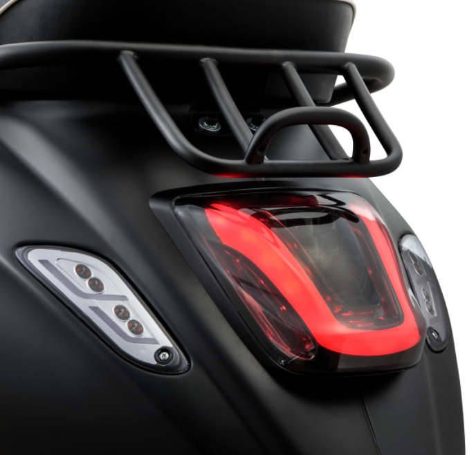 Gepäckträger/Soziushaltebügel schwarz matt für Vespa Primavera/​Sprint 50-150ccm 2T/​4T AC