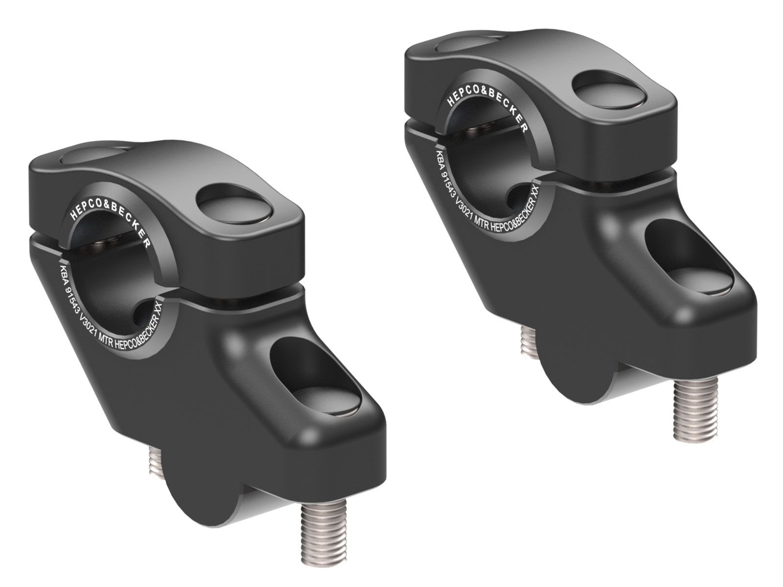 Lenkererhöhung H=30 mm mit Versatz 21 mm zurück für Monkey 125 (19-) Hepco & Becker