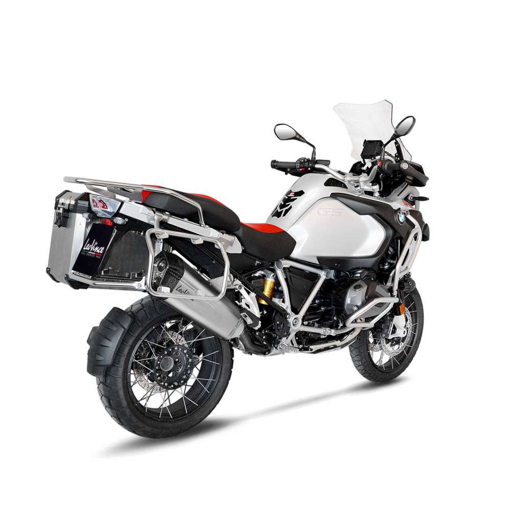 LeoVince Auspuffanlage LV-12 für BMW R 1200 /1250 GS /Adventure, silber, slip on, E-Gutachten