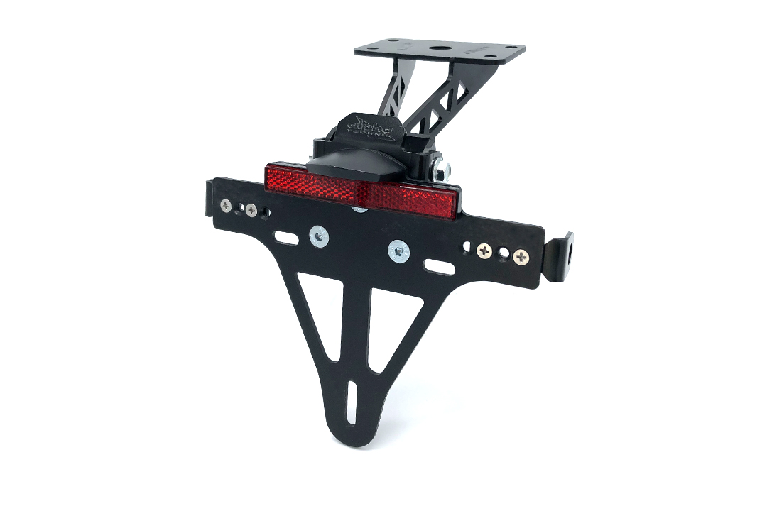 alpha Technik Kennzeichenhalter für Yamaha MT07A, MT-07 und MT-07 Moto Cage, Typ RM04, RM17 und RM18