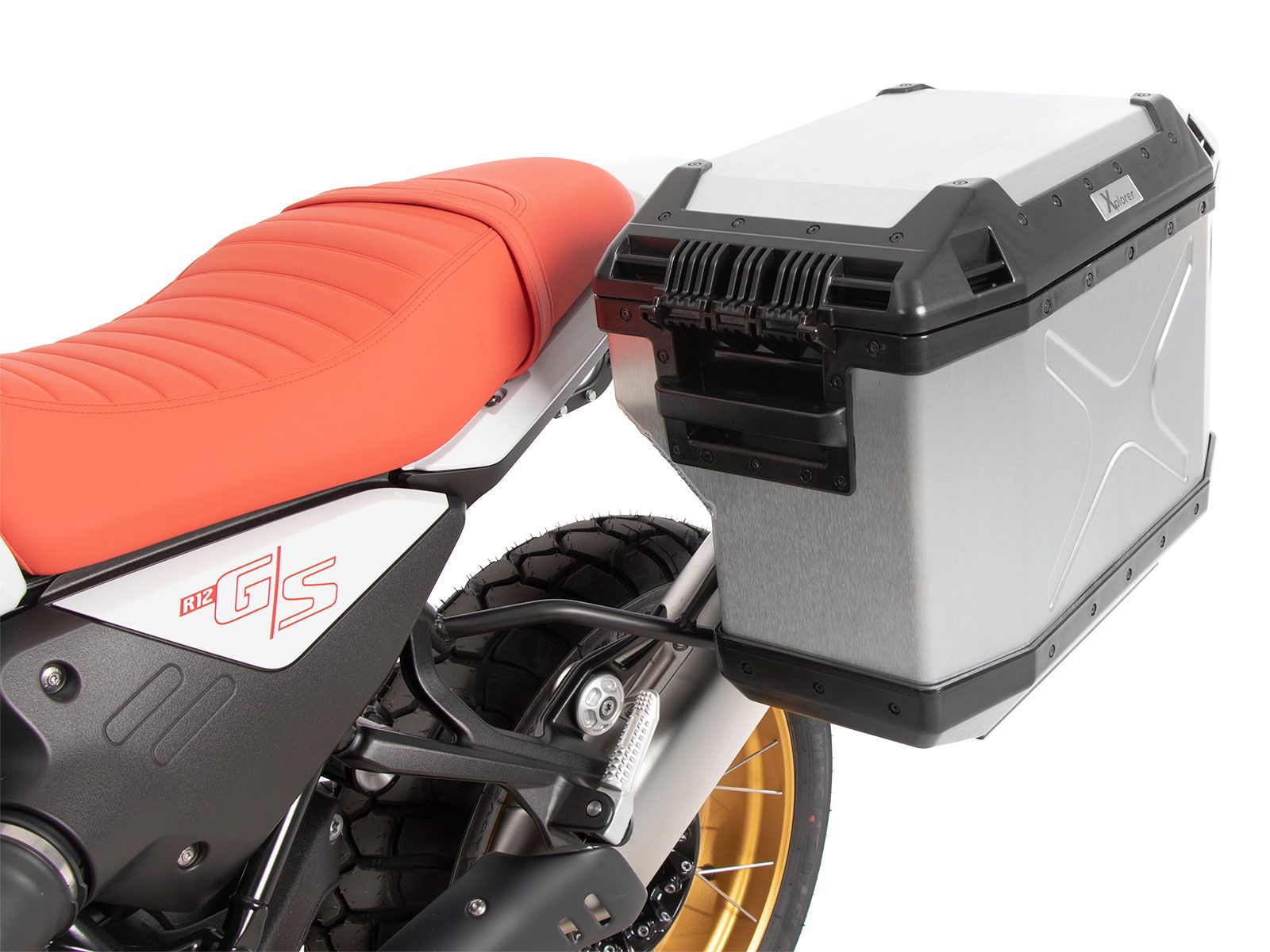 Kofferträgerset Cutout Träger inkl. Kofferset Xplorer Cutout schwarz für BMW R 12 G/S (25-)