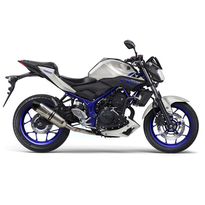 LeoVince Auspuffanlage SBK LV One Evo 2, Edelstahl, Komplettanlage für Yamaha MT-03 / YZF-R3