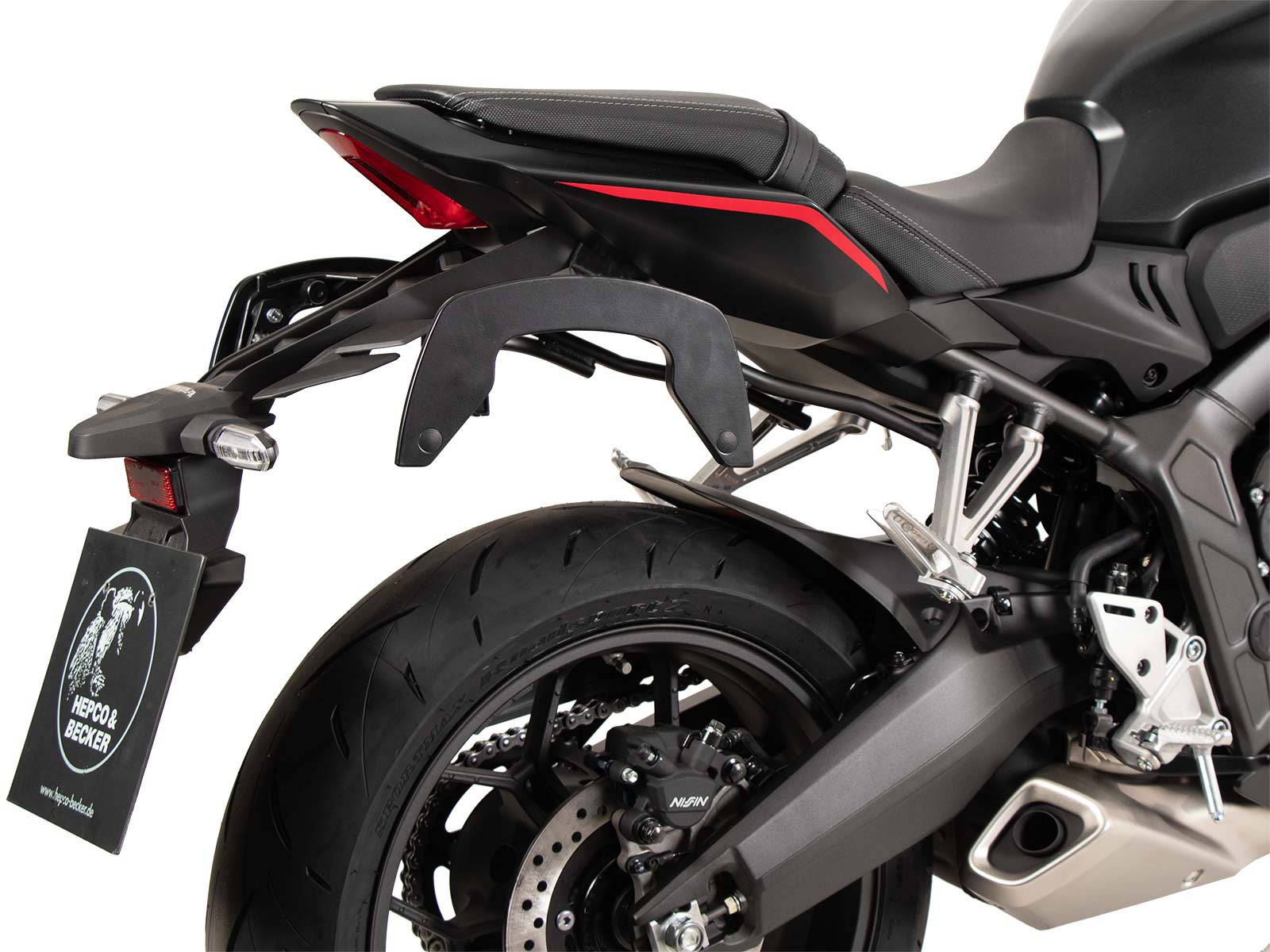C-Bow Seitenträger schwarz für Honda CBR 650 R / E-Clutch (24-) Hepco & Becker