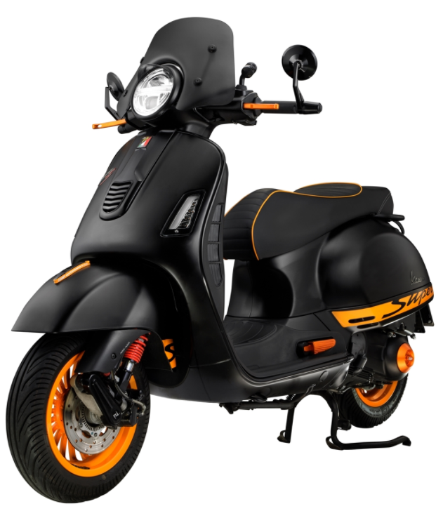 Abdeckung Variodeckel für Vespa Primavera/​Sprint 125-150ccm i.e. 3V 4T AC, orange matt