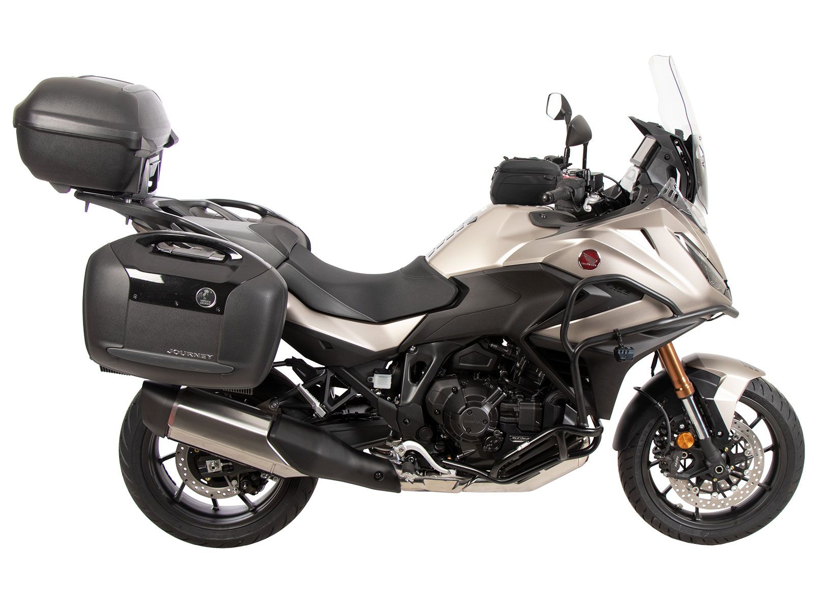 Seitenkofferträger festverschraubt schwarz für Honda NT 1100 / DCT / ES (25-) Original Hepco & Becke
