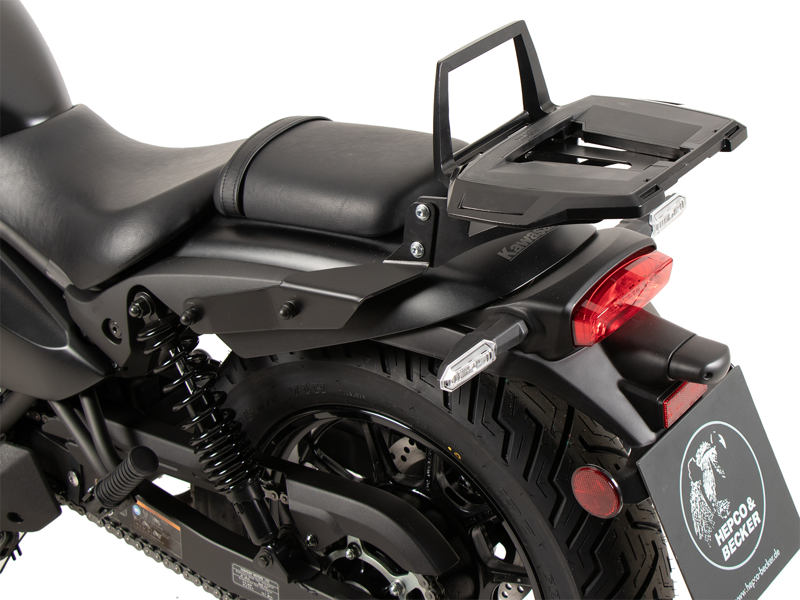 Alurack Topcase-Träger für Kawasaki Eliminator 500 (24-) Hepco & Becker