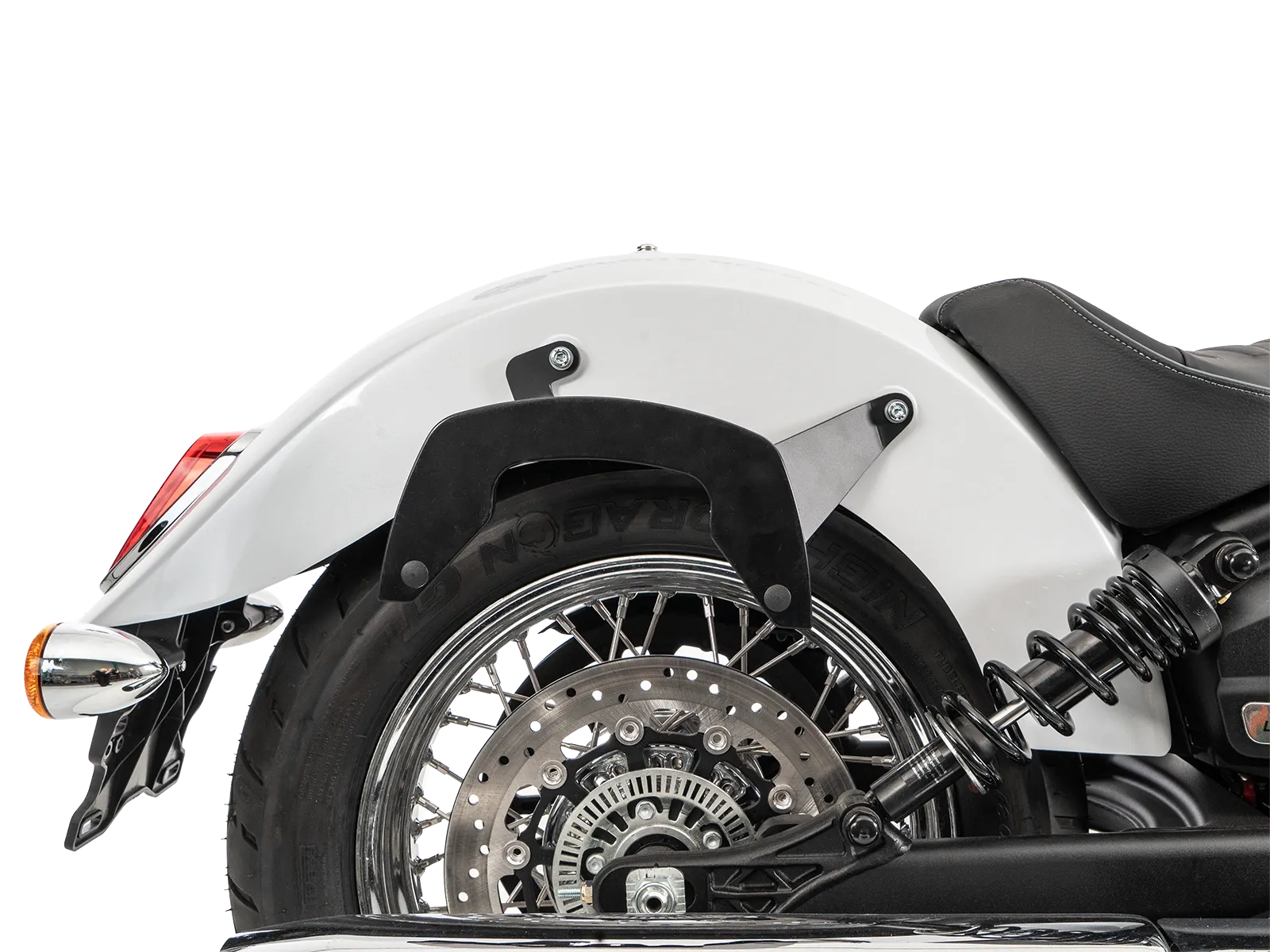 C-Bow Seitenträger schwarz für Indian Scout Classic 1250 (25-) Hepco & Becker