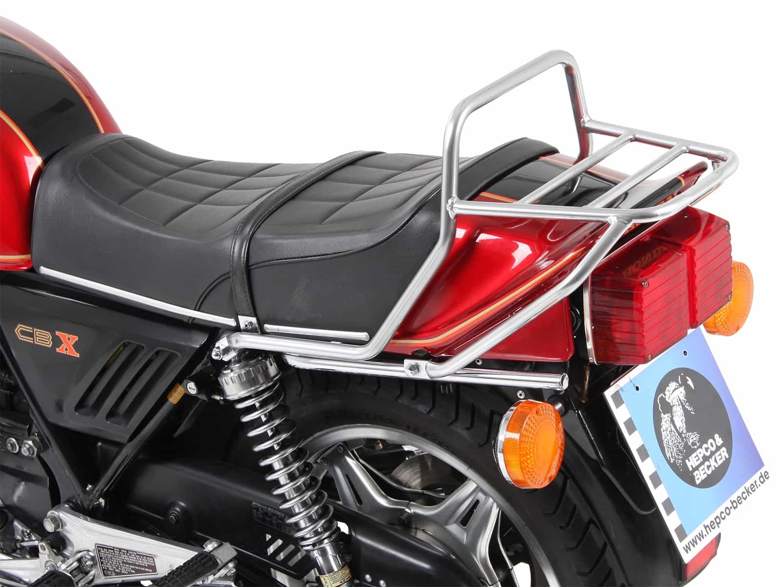 Rohrgepäckbrücke Topcase-Träger chrom für Honda CBX 1000 (78-80) Hepco & Becker