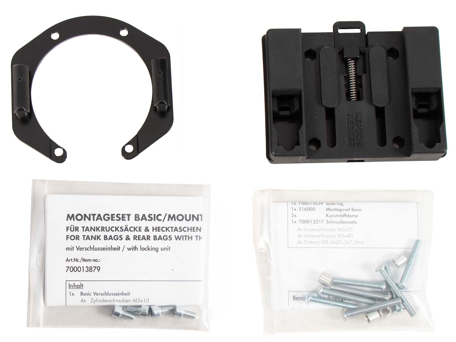 Tankring Basic inkl. Tankrucksackverschlusseinheit für BMW R 1200 RT (05-13) Hepco & Becker