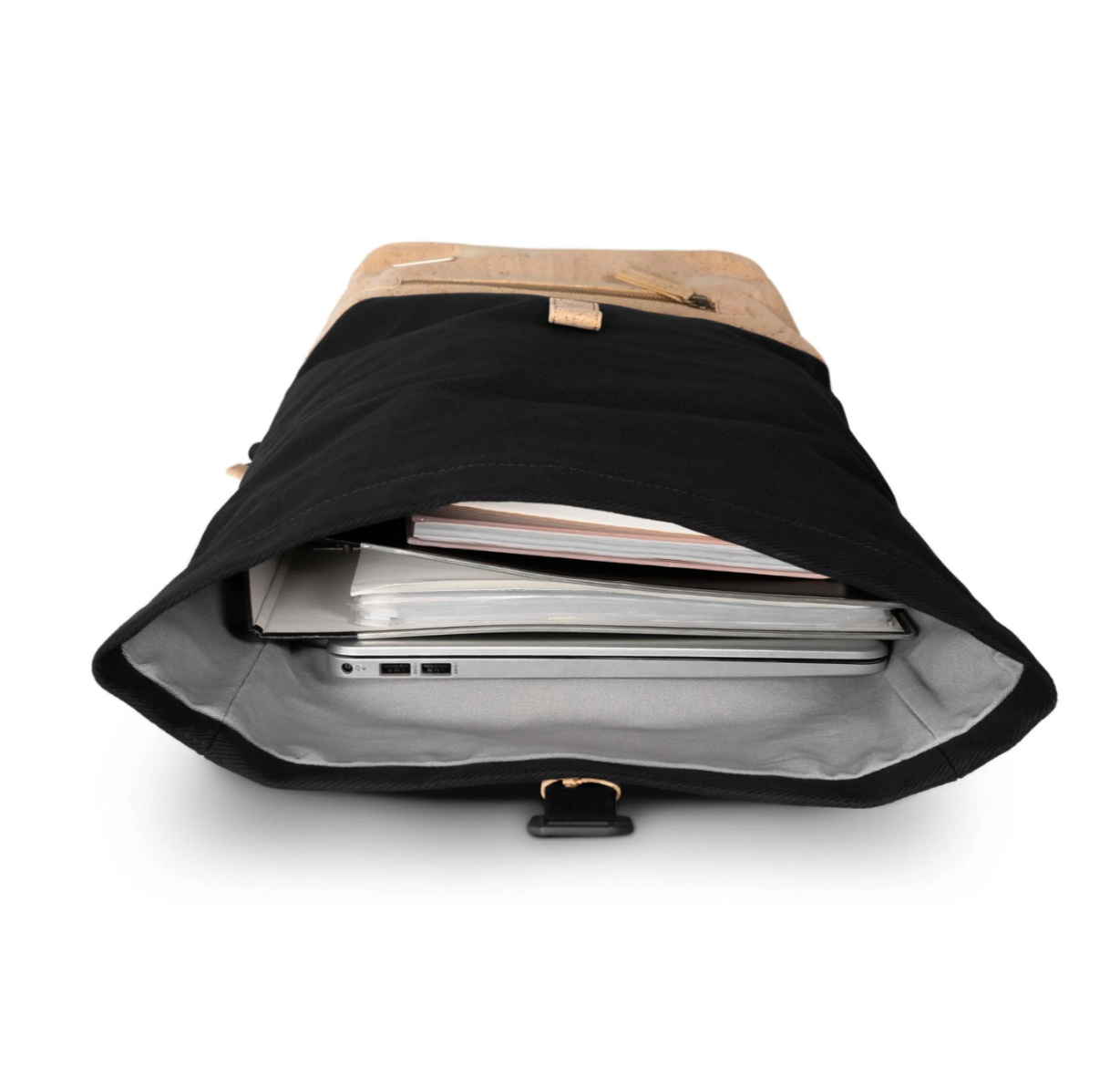 Rucksack Sperling VESPA-Rider Night "SIP Edition" - schwarz/Kork
