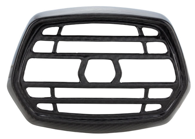 Lampenring mit Gitter für Vespa Sprint 50-150ccm 2T/​4T ('13-'18), Carbon