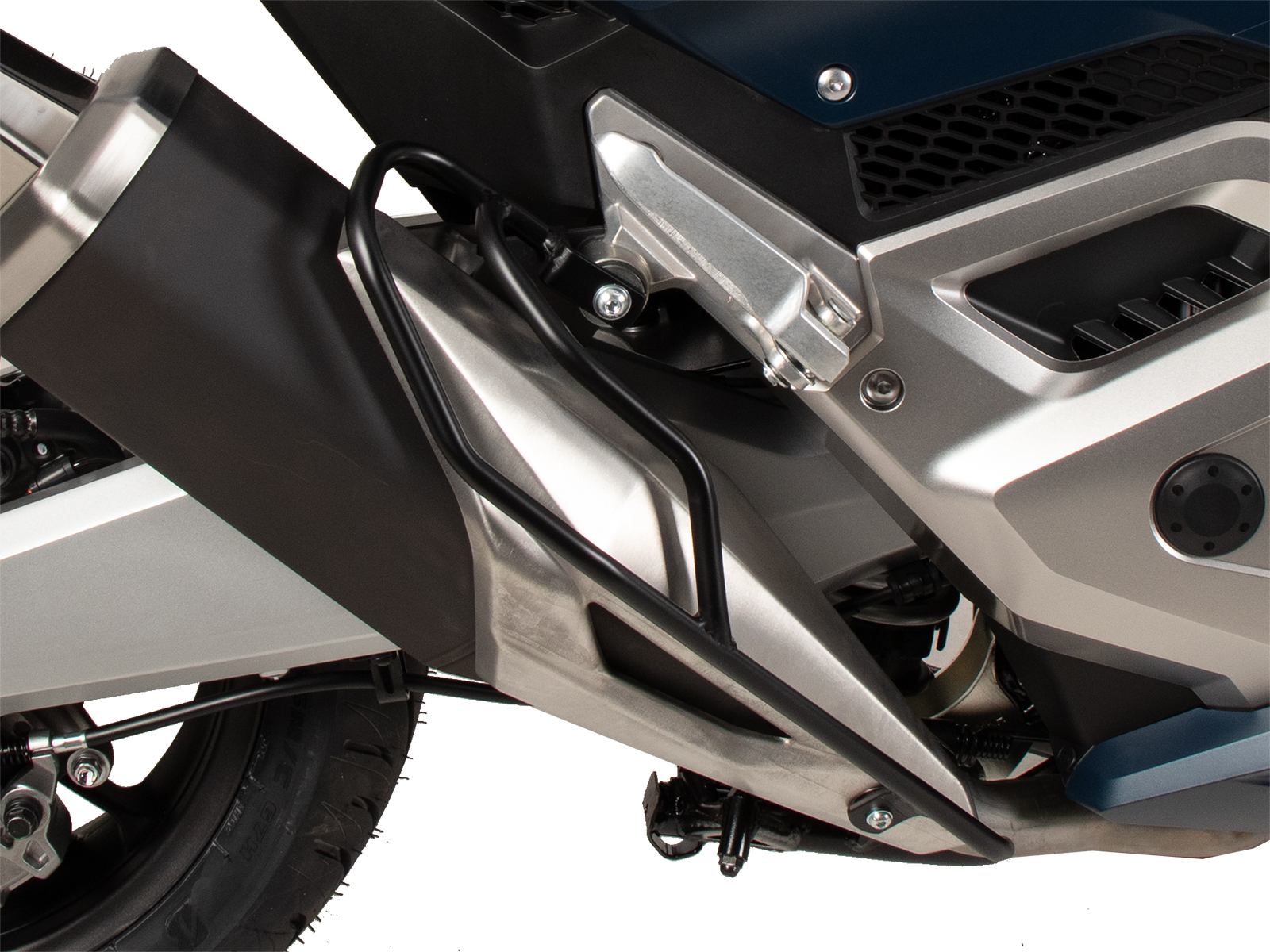 Zierbügel Endtopf schwarz für Honda NSS 750 Forza (21-) Hepco & Becker